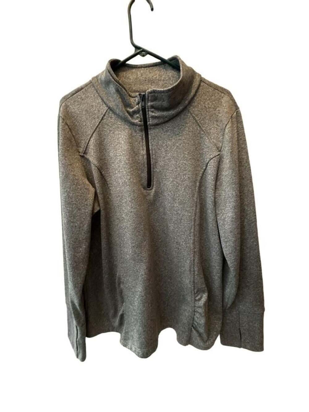 C9 Champion Quarter Zip Pullover Size M Gray Athletic Long Sleeve